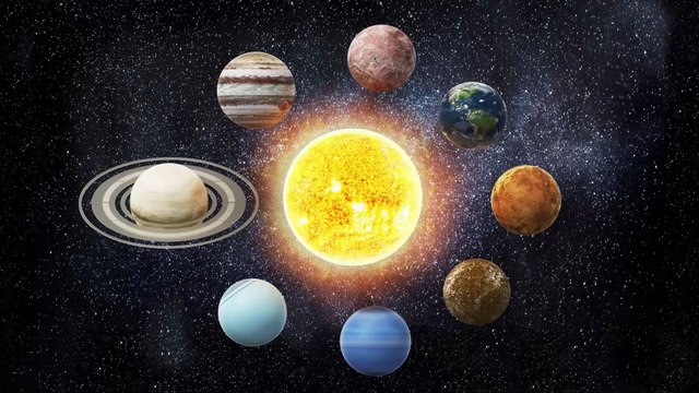 La taille des planètes du système solaire