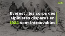 Laissés au sommet de l'Everest, les corps de Mallory et Irvine, les alpinistes disparus en 1924, sont de nouveau introuvables