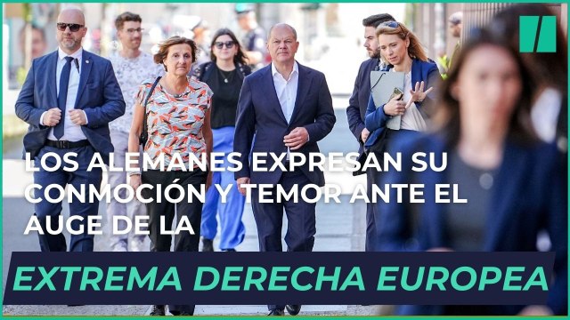 Los alemanes expresan su conmoción y temor ante el auge de la extrema derecha europea