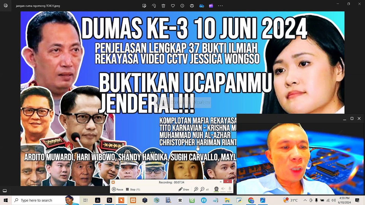 DUMAS 3 PRESISI 37 BUKTI ILMIAH REKAYASA DGN PENJELASAN RINCI: KAPOLRI JANGAN BUNGKAM DIAM!