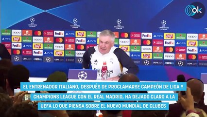 Ancelotti: "El Madrid no irá al Mundial de Clubes, la FIFA puede olvidarse"