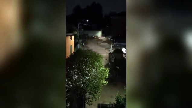 Esonda il fiume Mella, la notte di paura a Sarezzo