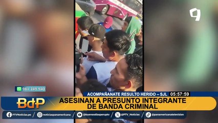 Sangriento crimen a SJL: asesinan a balazos a presunto integrante de banda criminal