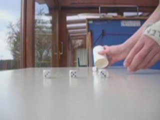Dice stacking video