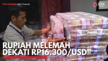 Rupiah Melemah Dekati Rp16.300/USD