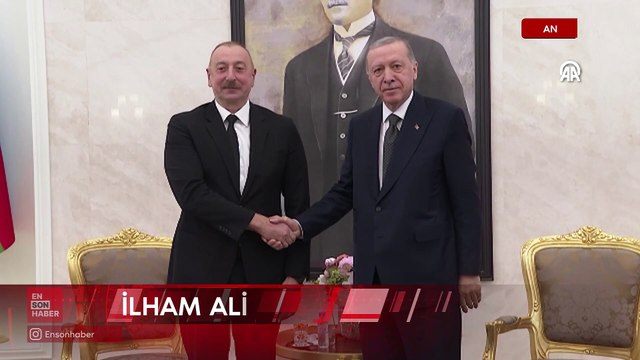 Cumhurbaşkanı Erdoğan, Azerbaycan Cumhurbaşkanı Aliyev ile görüştü
