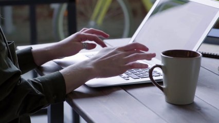 Person working at home