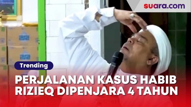 Bebas Murni Hari Ini, Kilas Balik Perjalanan Kasus Habib Rizieq Dipenjara 4 Tahun