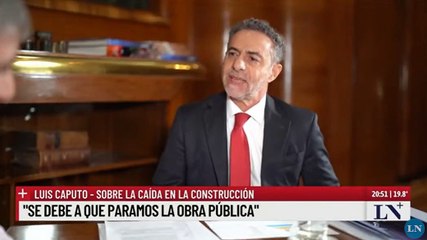 Caputo sostuvo que "era una obviedad" que la desocupación crezca bajo el Gobierno de Milei