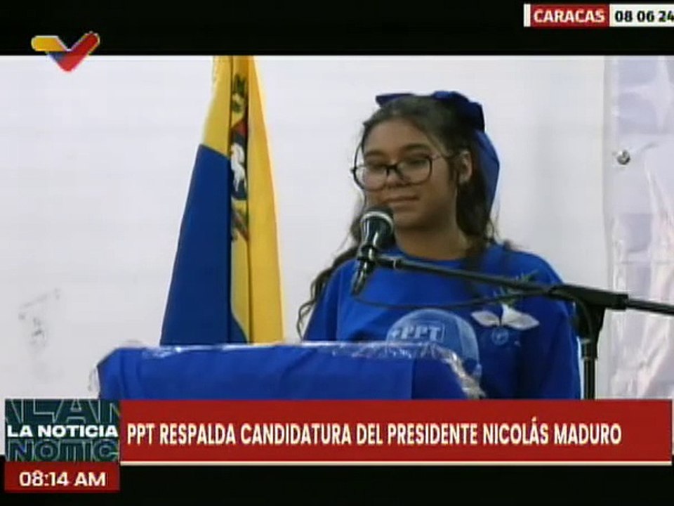 Juventud del PPT respalda candidatura del líder revolucionario Nicolás Maduro