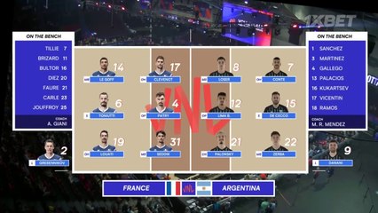 下载视频: Argentina vs Francia (2-3) | VNL 2024: Clasificación Juegos Olímpicos 2024 Paris | Semana 2