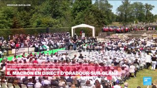 80e libération de la libération : discours d'Emmanuel Macron à Oradour-sur-Glane