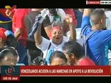 Caraqueños resaltan la espontaneidad y el apoyo del pueblo a la revolución en las movilizaciones