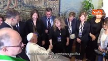 Papa Francesco in Campidoglio, ecco le immagini dell'incontro con il sindaco Gualtieri