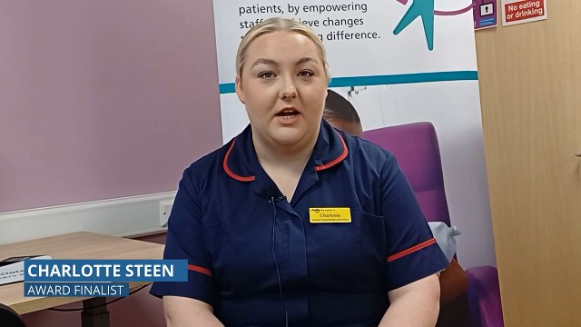 Charlotte Steen is the fifth finalist to be shortlisted for a Hospital Hero award