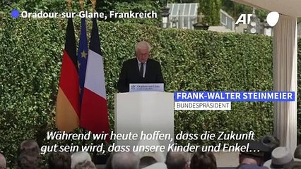 Steinmeier warnt an Ort von SS-Massaker vor Nationalismus