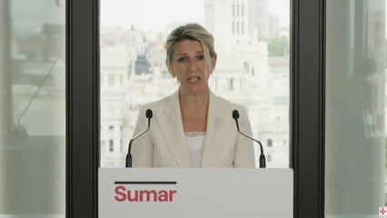 Yolanda Díaz deja el liderazgo de Sumar tras el varapalo de las europeas, pero sigue en el Gobierno