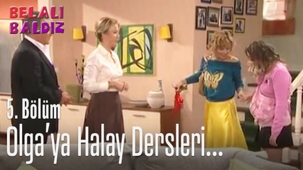 Arzu, Olga'ya halay öğretiyor - Belalı Baldız 5. Bölüm