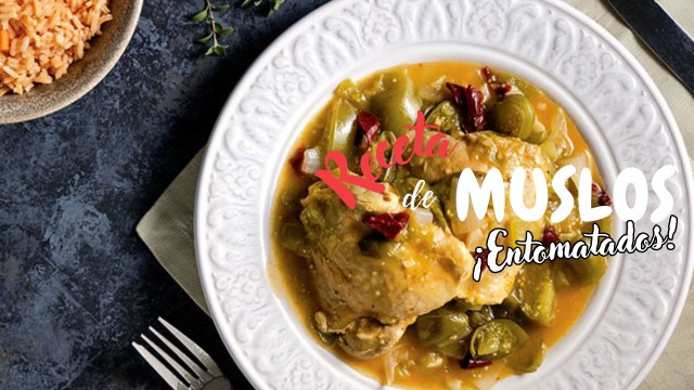 Receta de Muslos de pollo entomatados