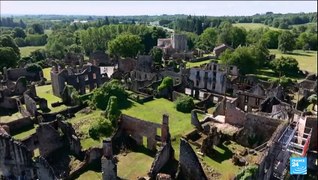 Emmanuel Macron rend hommage aux 643 victimes d'Oradour-sur-Glane