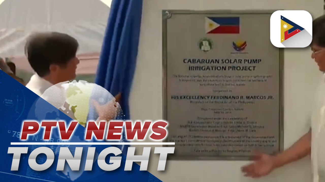 PBBM inaugurates PH first and largest Solar-Powered Pump Irrigation Project in Isabela