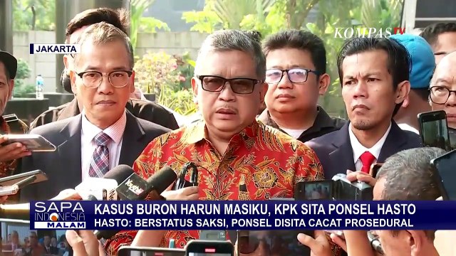 Kata Politisi PDIP soal Ponsel Hasto Disita KPK Terkait Kasus Buron Harun Masiku