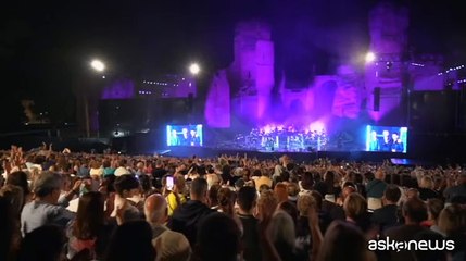 Download Video: Il Volo: il tour al via dalle Terme di Caracalla... ed è già una festa