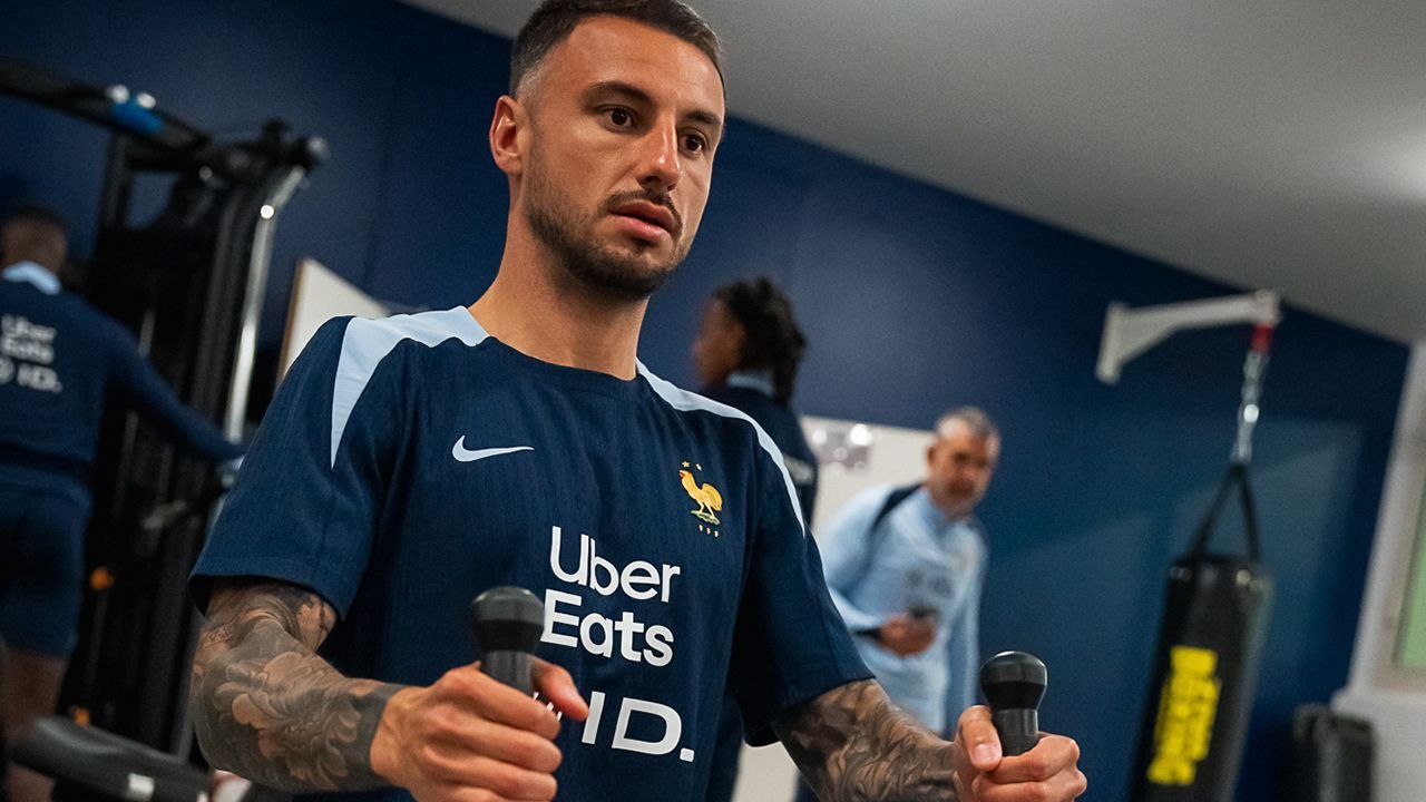 Séance de renforcement pour les Bleus