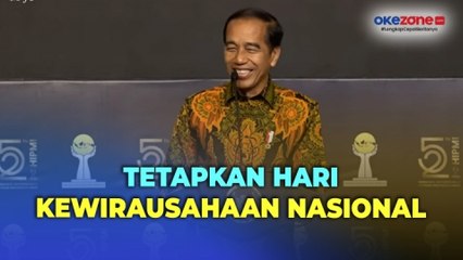 Beri Kado HUT HIPMI, Jokowi Tetapkan 10 Juni sebagai Hari Kewirausahaan Nasional