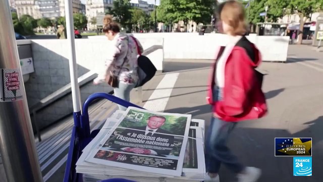 Ciudadanos franceses reaccionan al auge de la extrema derecha en las elecciones europeas