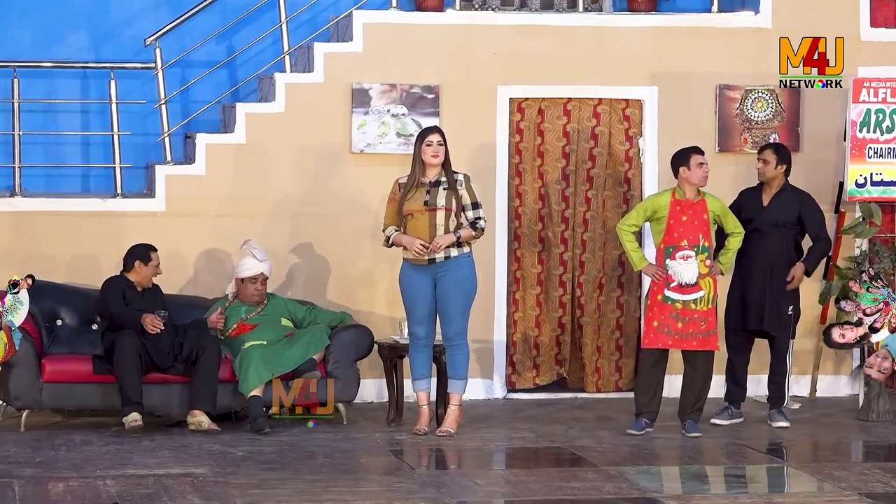 Agha Majid and Tariq Teddy _ Amanat Chan _ New Stage Drama _ Kacha Badaam Giri _comedy _comedyvideo(1080P_HD)