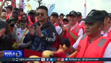 Download Video: Chinese Dragon Boat festival reaches Uganda