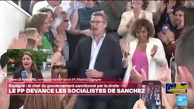 En Espagne, la droite remporte les européennes devant les socialistes de Pedro Sánchez
