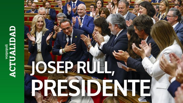 Josep Rull, elegido nuevo presidente del Parlament con el apoyo de Junts, ERC y CUP