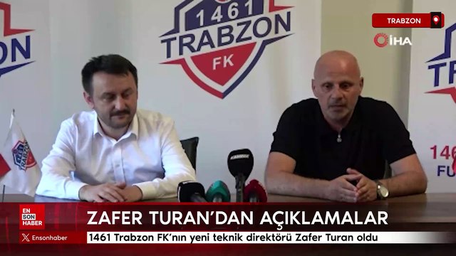 1461 Trabzon FK'nın yeni teknik direktörü Zafer Turan oldu