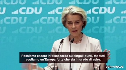 Europee, von der Leyen: parleremo a S&D e liberali