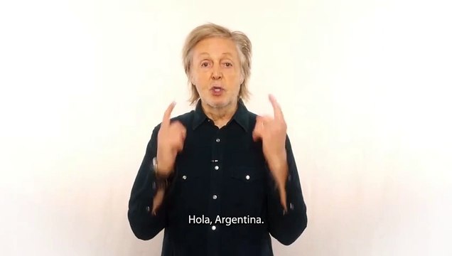 ¡Vuelve Paul! Con este video anunció McCartney sus shows en Buenos Aires y Córdoba
