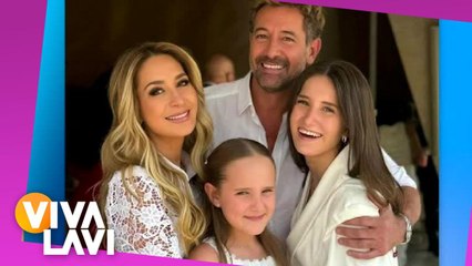 Gabriel Soto y Geraldine Bazán reaparecen juntos en la comunión de su hija