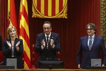 Rull, després de ser elegit president del parlament: "L'esperança és més poderosa que la por"