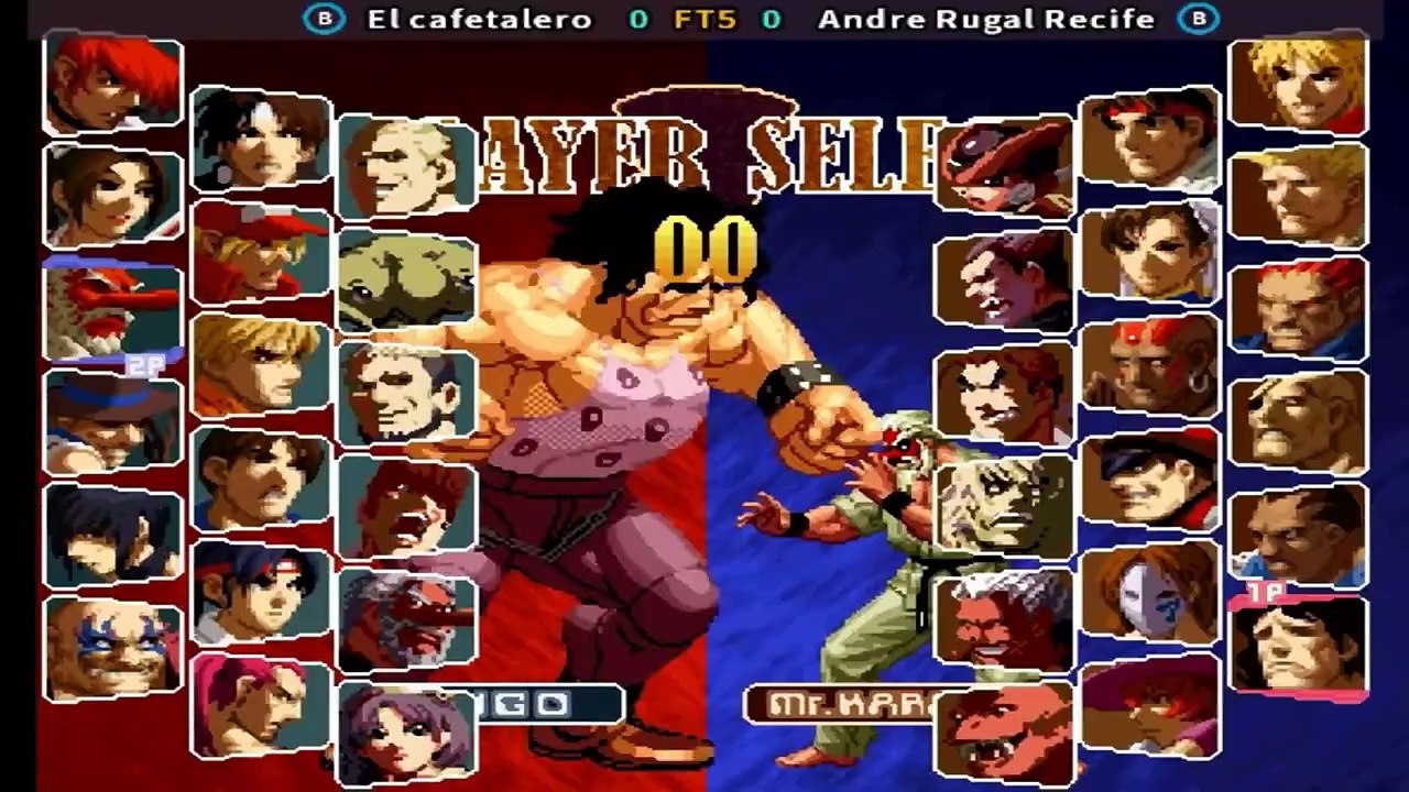 SNK vs. Capcom - SVC Chaos Super Plus - El cafetalero vs Andre Rugal Recife FT5