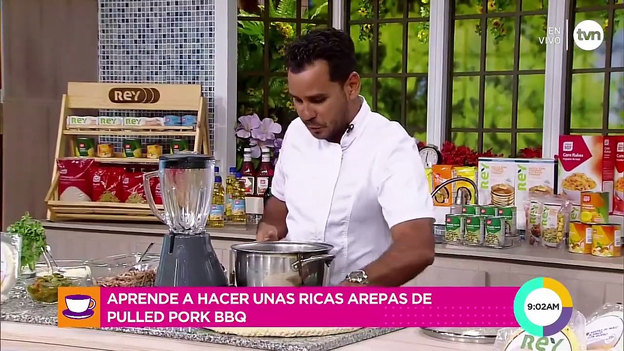 Cocina con Alexis: Arepa de Pulled Pork BBQ