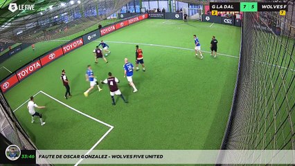 Faute de OSCAR GONZALEZ - WOLVES FIVE UNITED