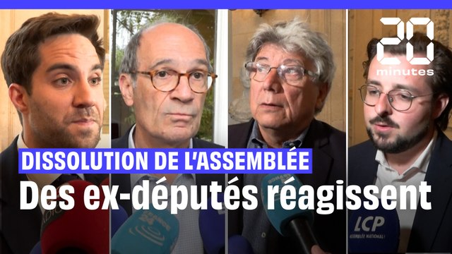 Dissolution de l'Assemblée nationale : Des ex-députés réagissent