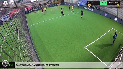 Faute de Alban Mairesse - FC AVESNOIS