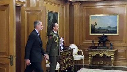 El Rey Felipe IV recibe a Luis Argüello