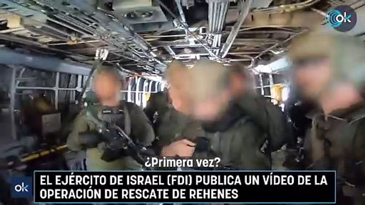 el Ejército de Israel (FDI) publica un vídeo de la operación de rescate de rehenes