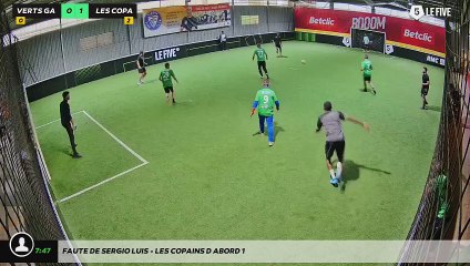 Faute de Sergio Luis - LES COPAINS D'ABORD 1