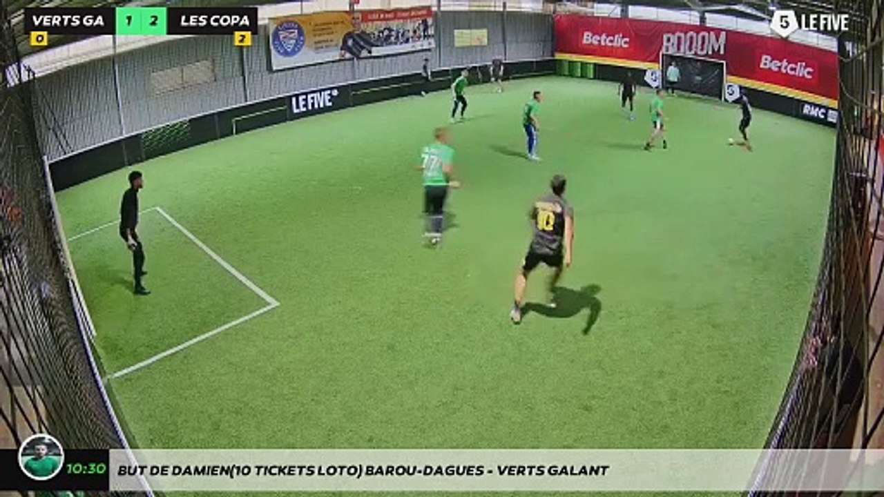 But de Damien(10 tickets LOTO) Barou-dagues - VERTS GALANT