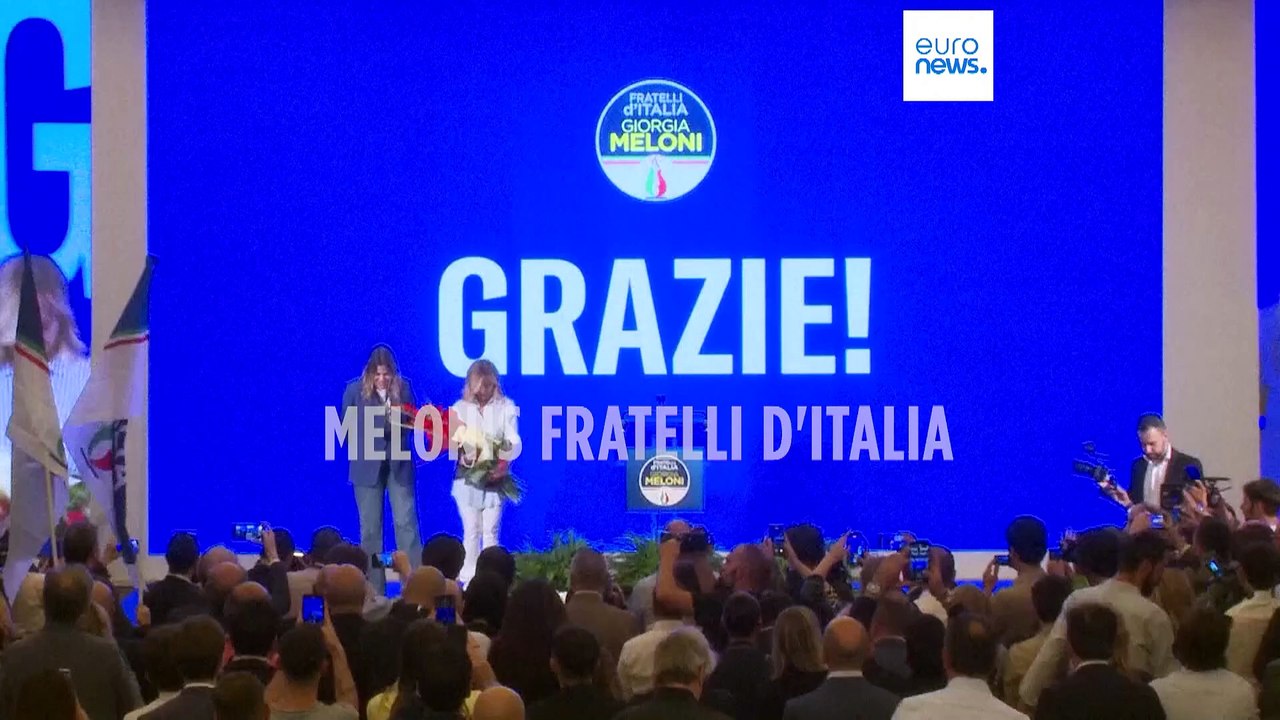 Europawahlen 2024: Melonis Fratelli D'Italia gewinnt das Rennen