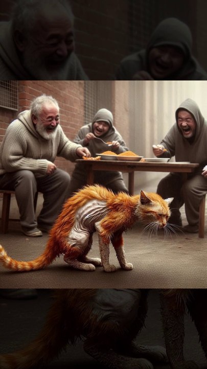 Poor Hungry Cat
